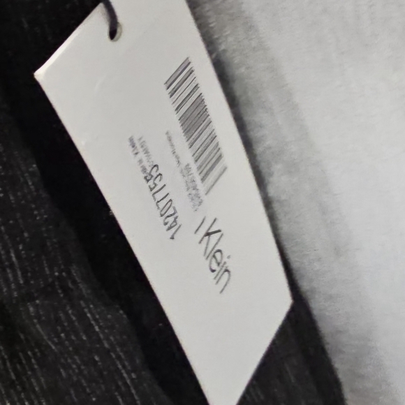 Calvin Klein Women's Empire Waist Chiffon Shift Dress Black  New With Tags - Picture 9 of 11